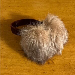 Real Fox Fur Earmuffs
